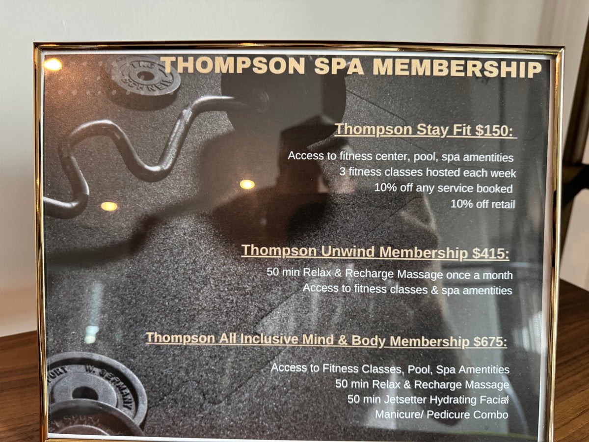 Thompson San Antonio Riverwalk gym spa and gym membership