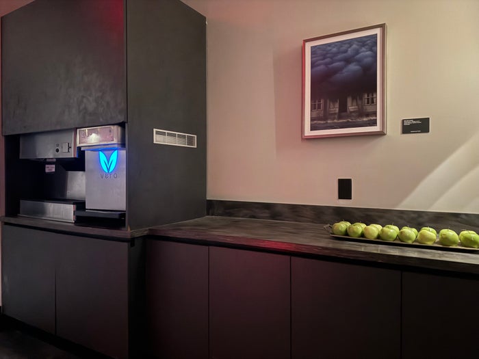 Thompson San Antonio Riverwalk hallway ice and drink station