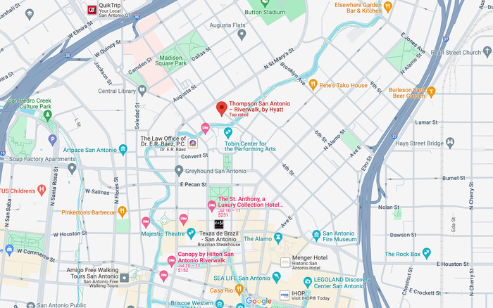 Thompson San Antonio Riverwalk location
