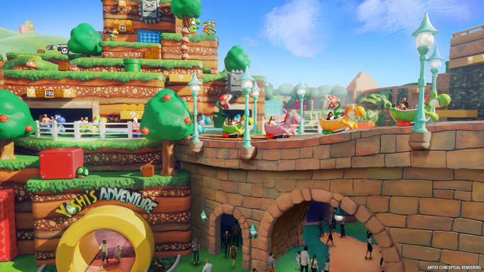 Universal Epic Universe Nintendo World Yoshis Adventure