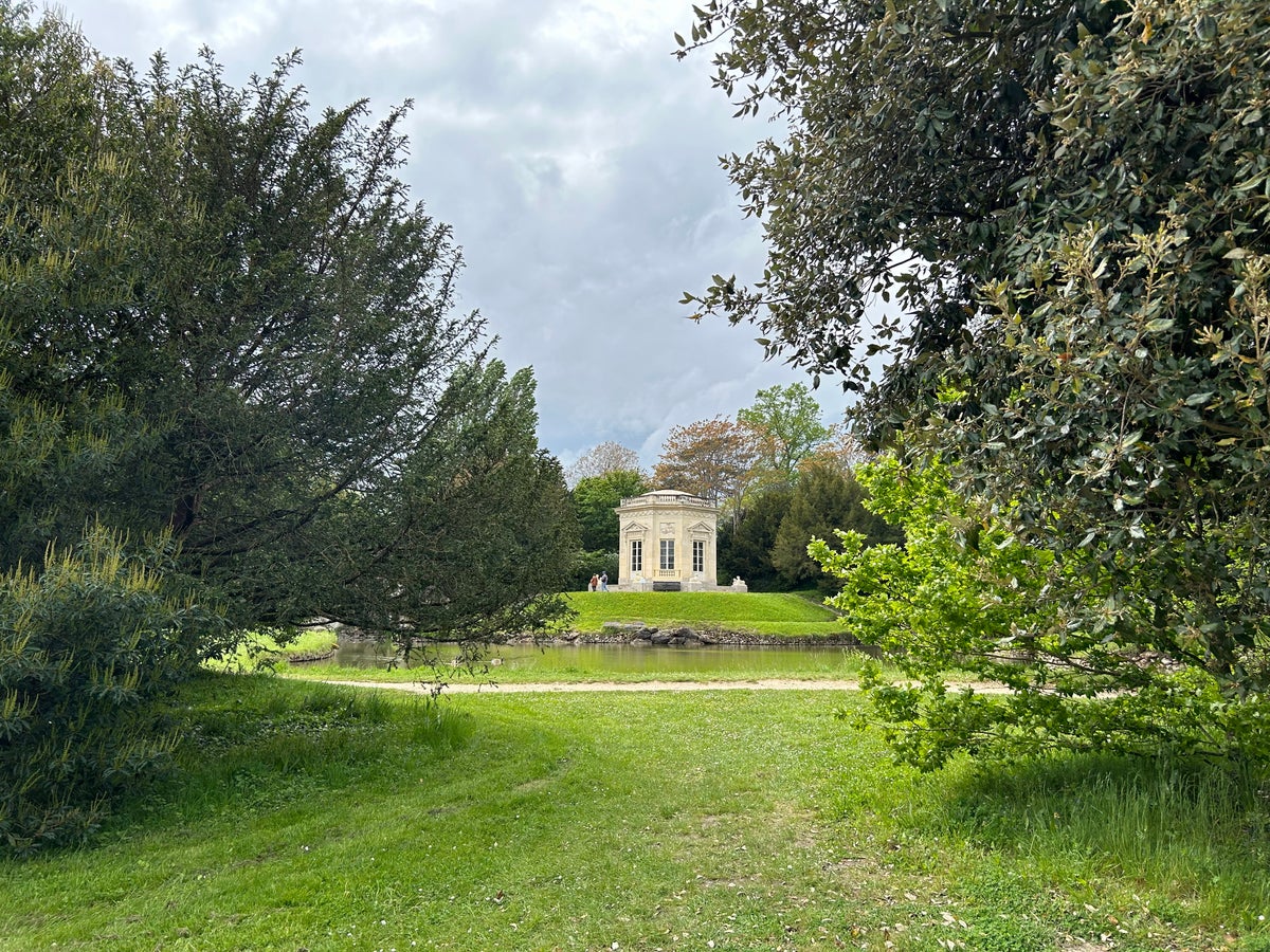 Versailles Gardens English Gardens Le Rochere et la Belvedere