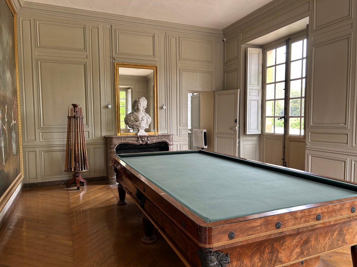 Versailles Gardens Grand Trianon billiards room