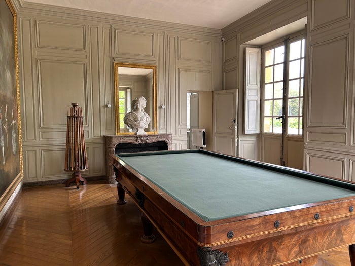 Versailles Gardens Grand Trianon billiards room Versailles Gardens Grand Trianon billiards room