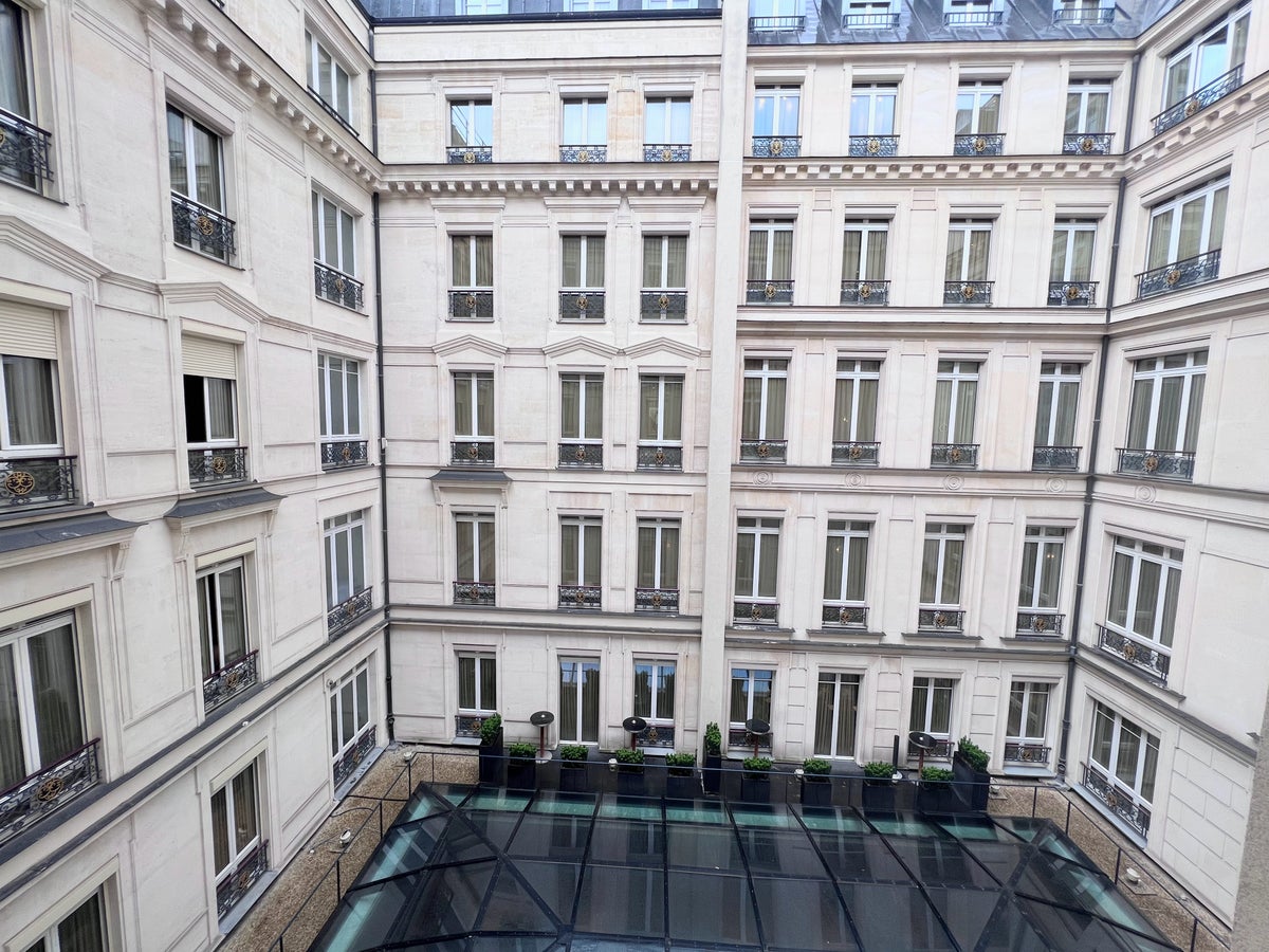 View from my room at Park Hyatt Paris