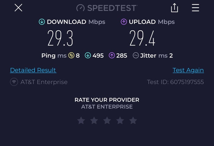 Watergate DC Speedtest 