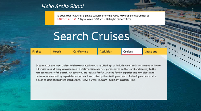Wells Fargo Cruises