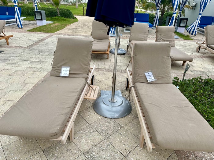 JW Marriott St. Maarten elite chairs JW Marriott St. Maarten elite chairs