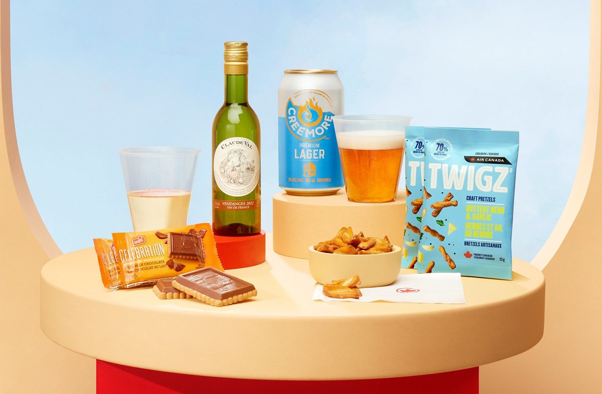 Air Canada's Premium Snacks and Drinks in Economy