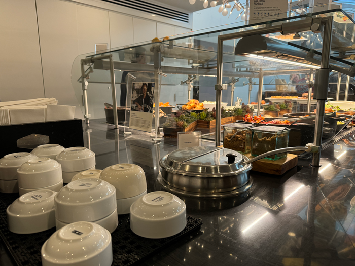 Amex Centurion Lounge LAX buffet