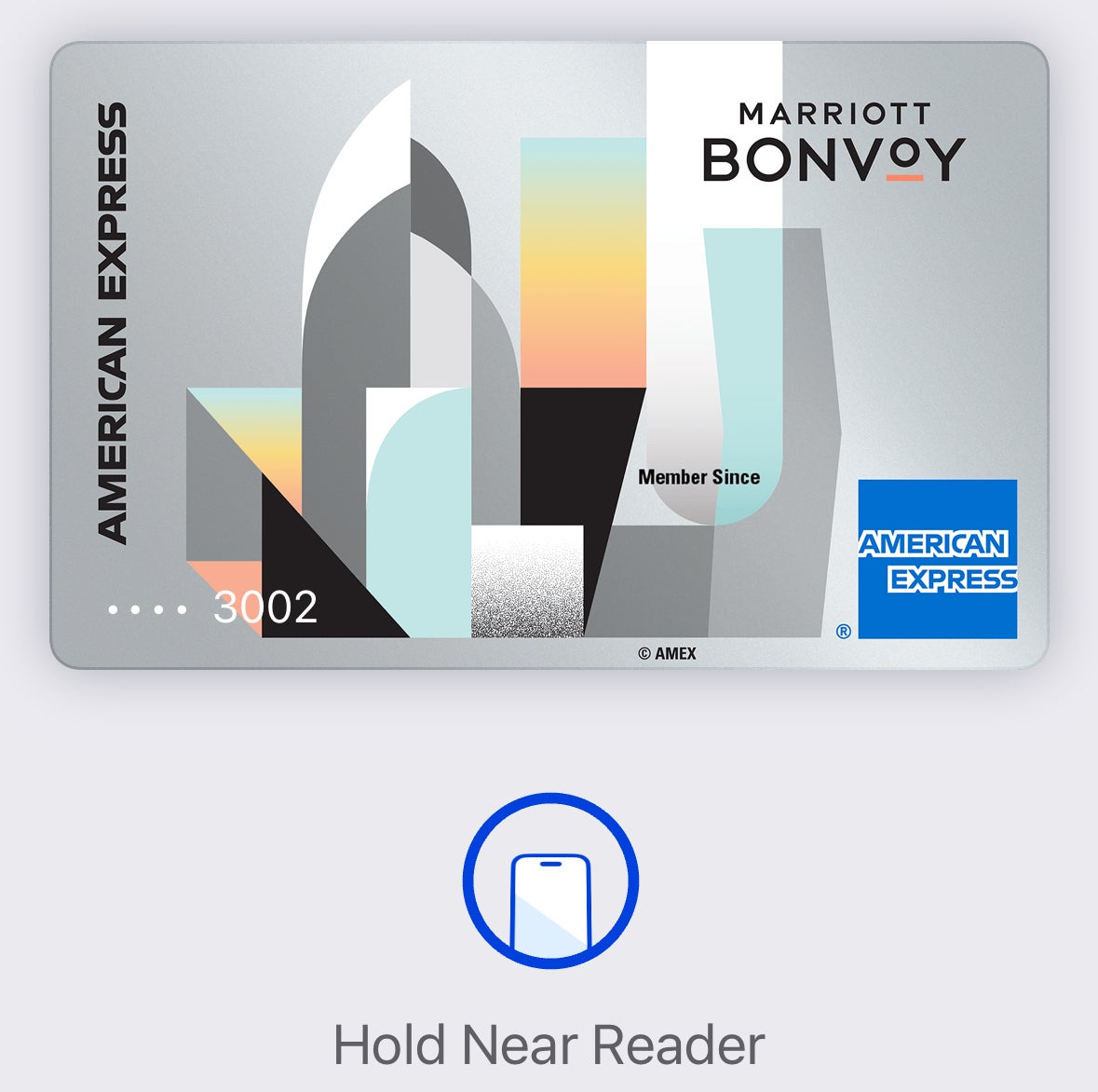 Amex Marriott Bonvoy Apple Pay