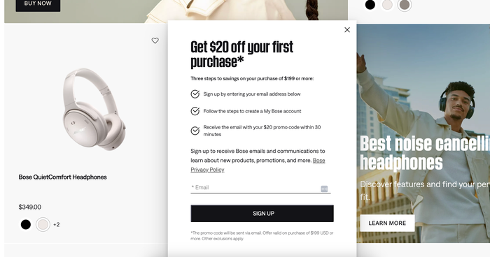 Bose Website Offer Bose Website Offer