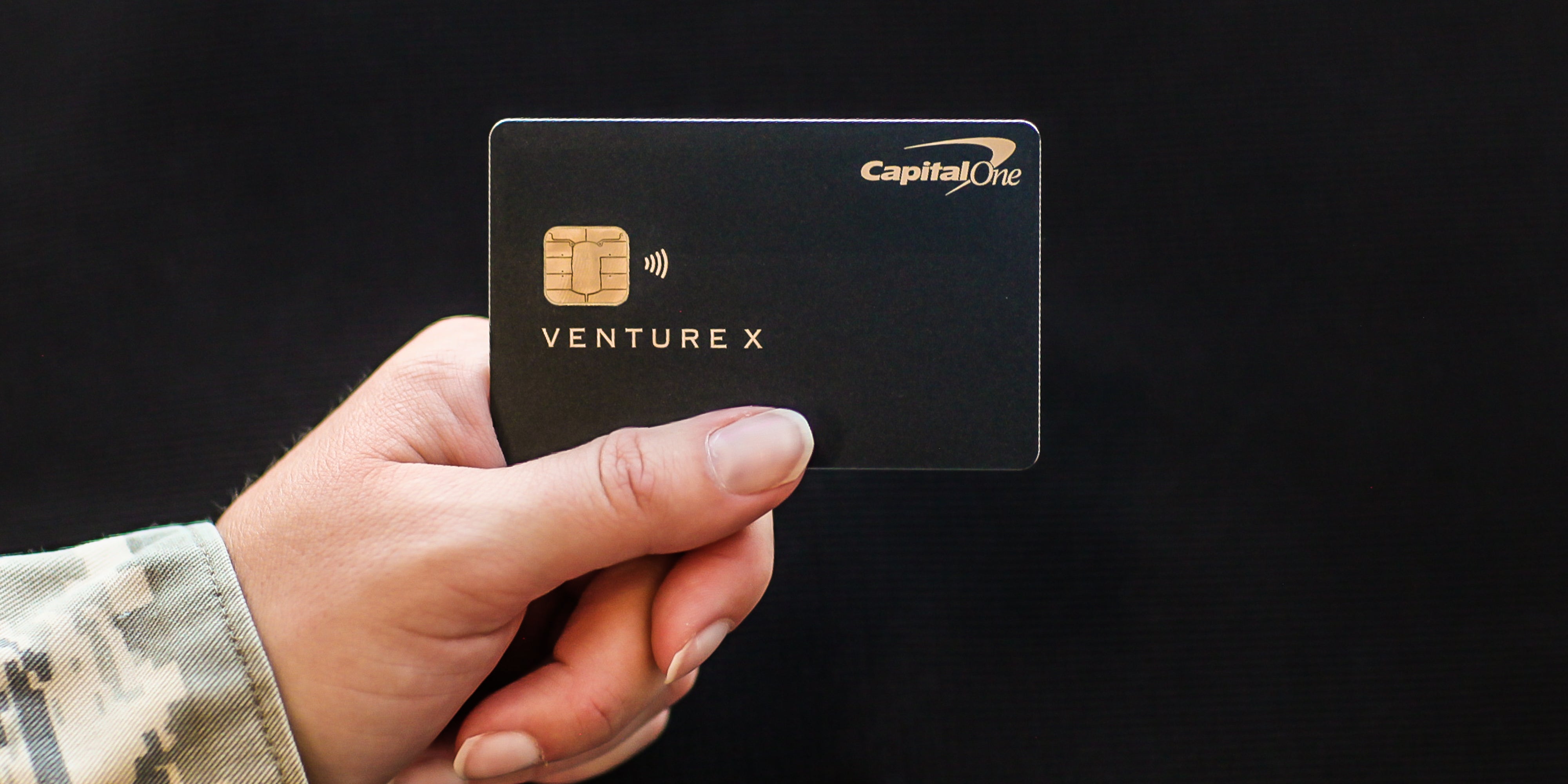 Capital One Venture X card military 1