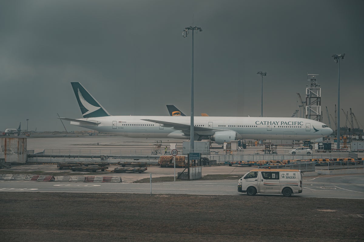 Cathay Pacific Boeing 777 Hong Kong International Airport Ehsan Haque