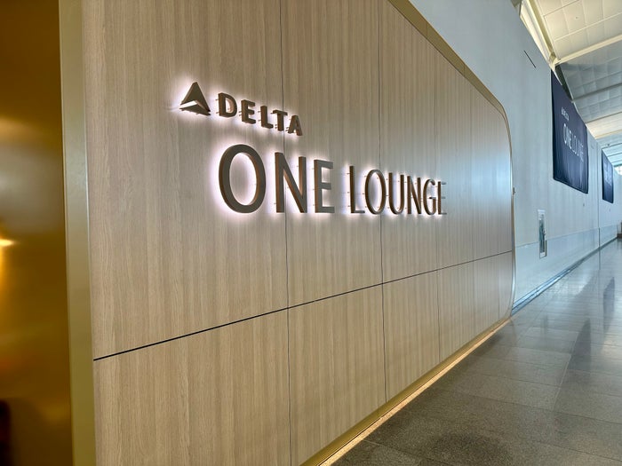 Delta One JFK Lounge Entrance Delta One JFK Lounge Entrance