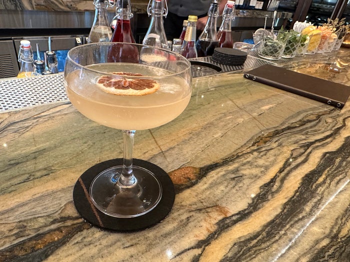 Delta One JFK Lounge French 75 Delta One JFK Lounge French 75