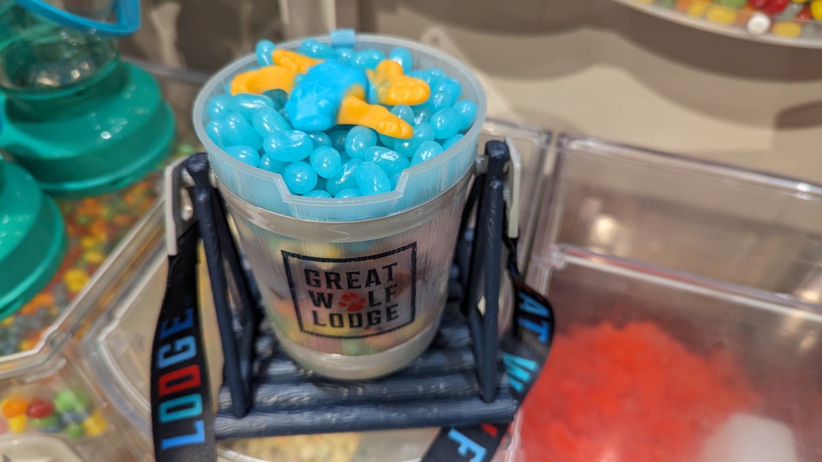 Great Wolf Lodge Grapevine food and beverage candy bucket