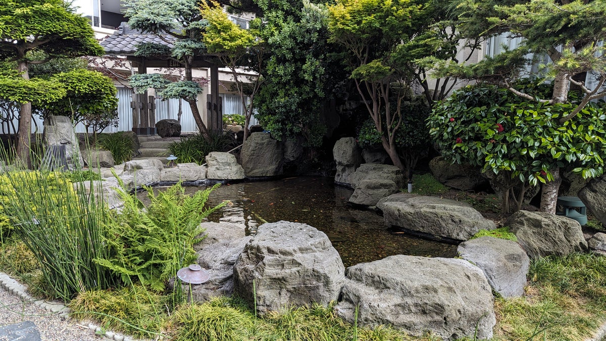 Hotel Kabuki San Francisco amenities garden koi pond