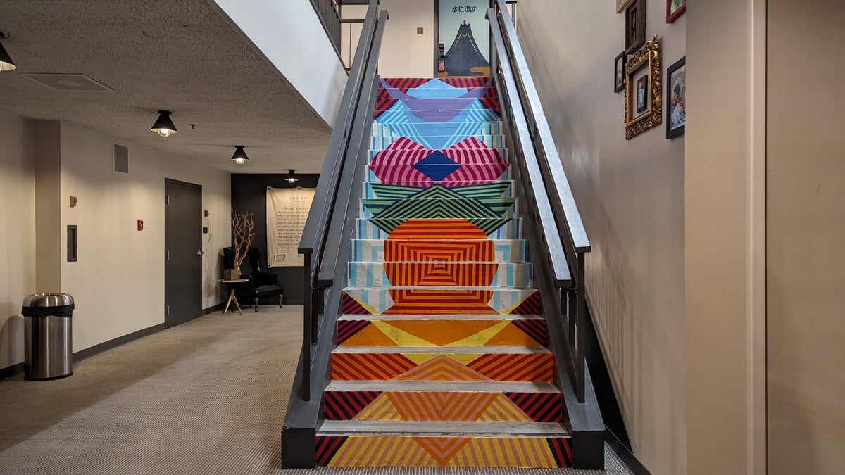 Hotel Kabuki San Francisco lobby stairs