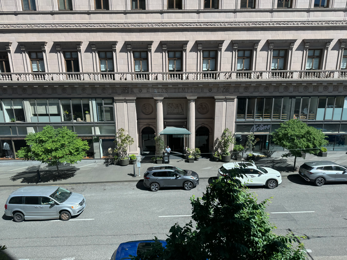 Hyatt Centric Downtown Portland view from bedroom