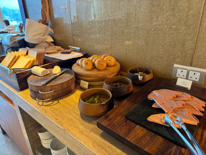 Hyatt Regency Hong Kong Tsim Sha Tsui Regency Club breakfast cold cuts Hyatt Regency Hong Kong Tsim Sha Tsui Regency Club breakfast cold cuts