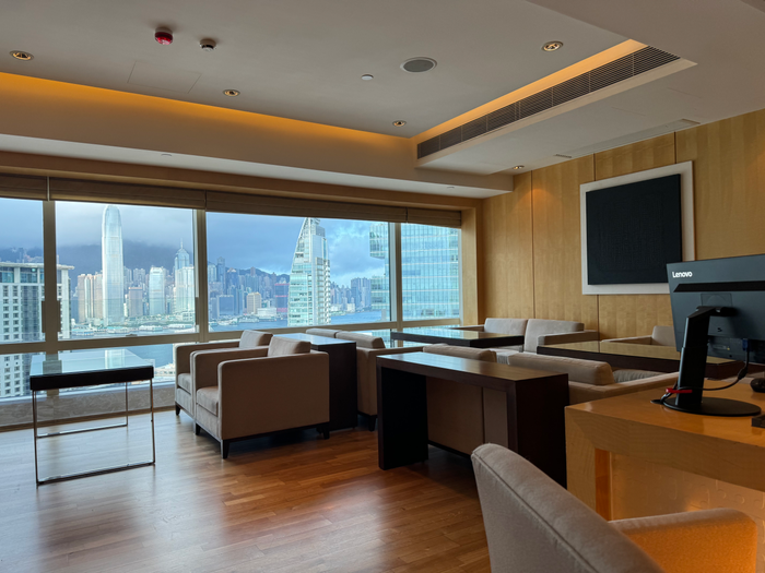 Hyatt Regency Hong Kong Tsim Sha Tsui Regency Club seating Hyatt Regency Hong Kong Tsim Sha Tsui Regency Club seating