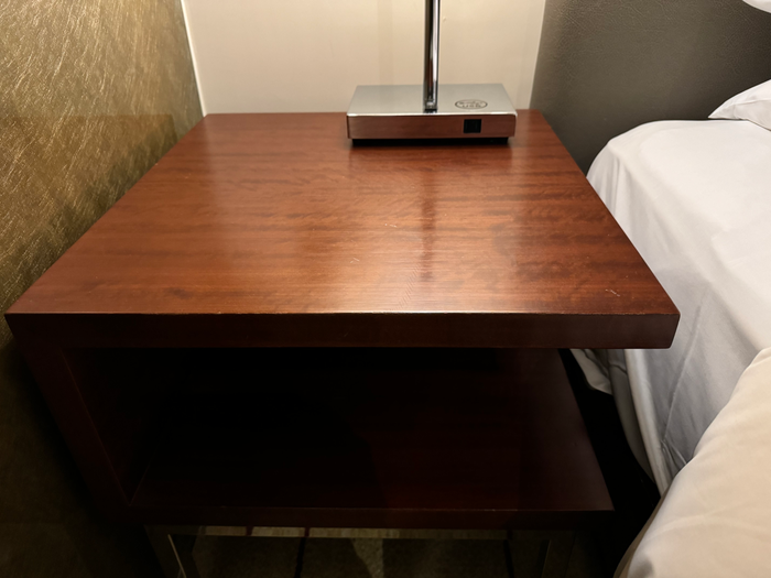 Hyatt Regency Hong Kong Tsim Sha Tsui bedroom nightstand Hyatt Regency Hong Kong Tsim Sha Tsui bedroom nightstand