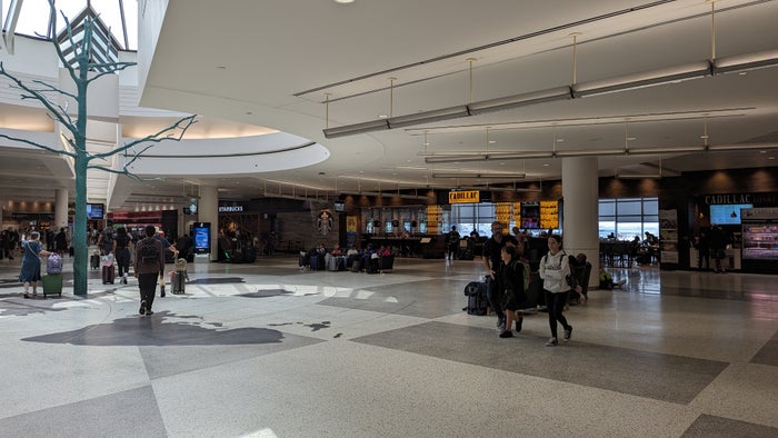 IAH to LAS Terminal A lobby IAH to LAS Terminal A lobby