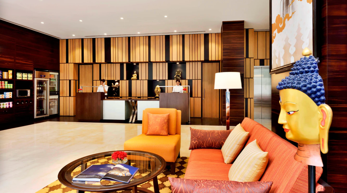 Lobby at the Fairfield by Marriott Kathmandu