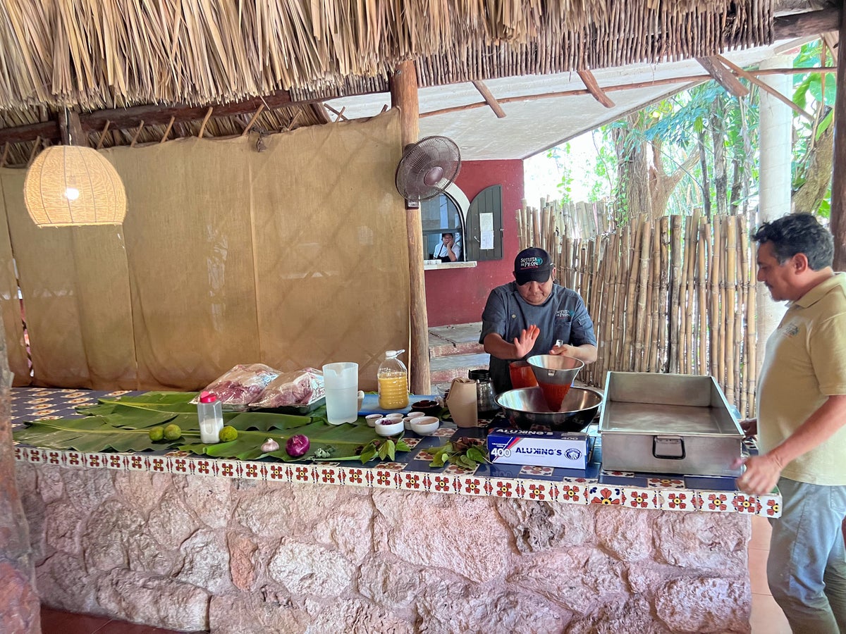 Making Cochinita Pibil