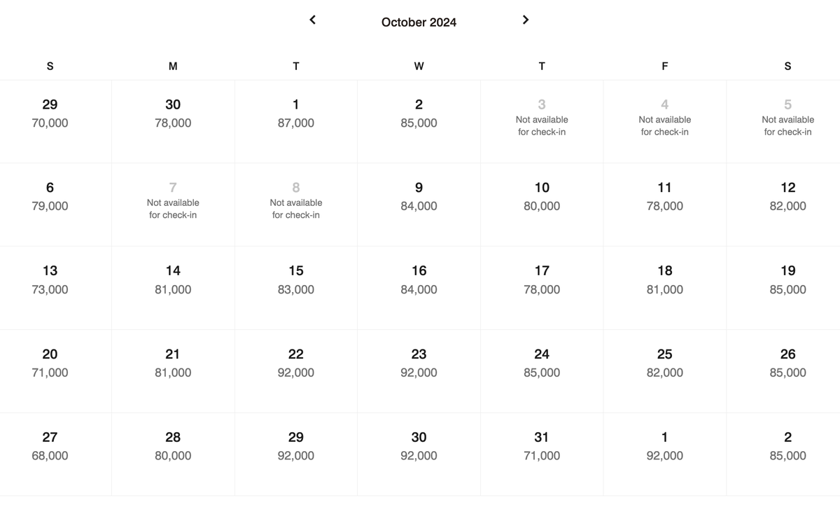 Marriott dynamic pricing