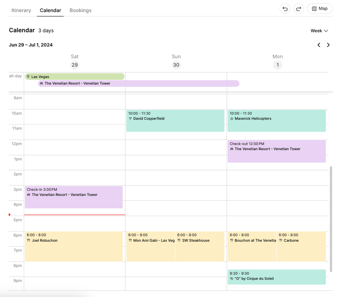 Mindtrip Calendar