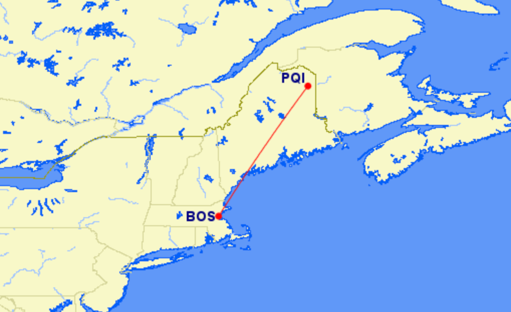Presque Isle to Boston with JetBlue