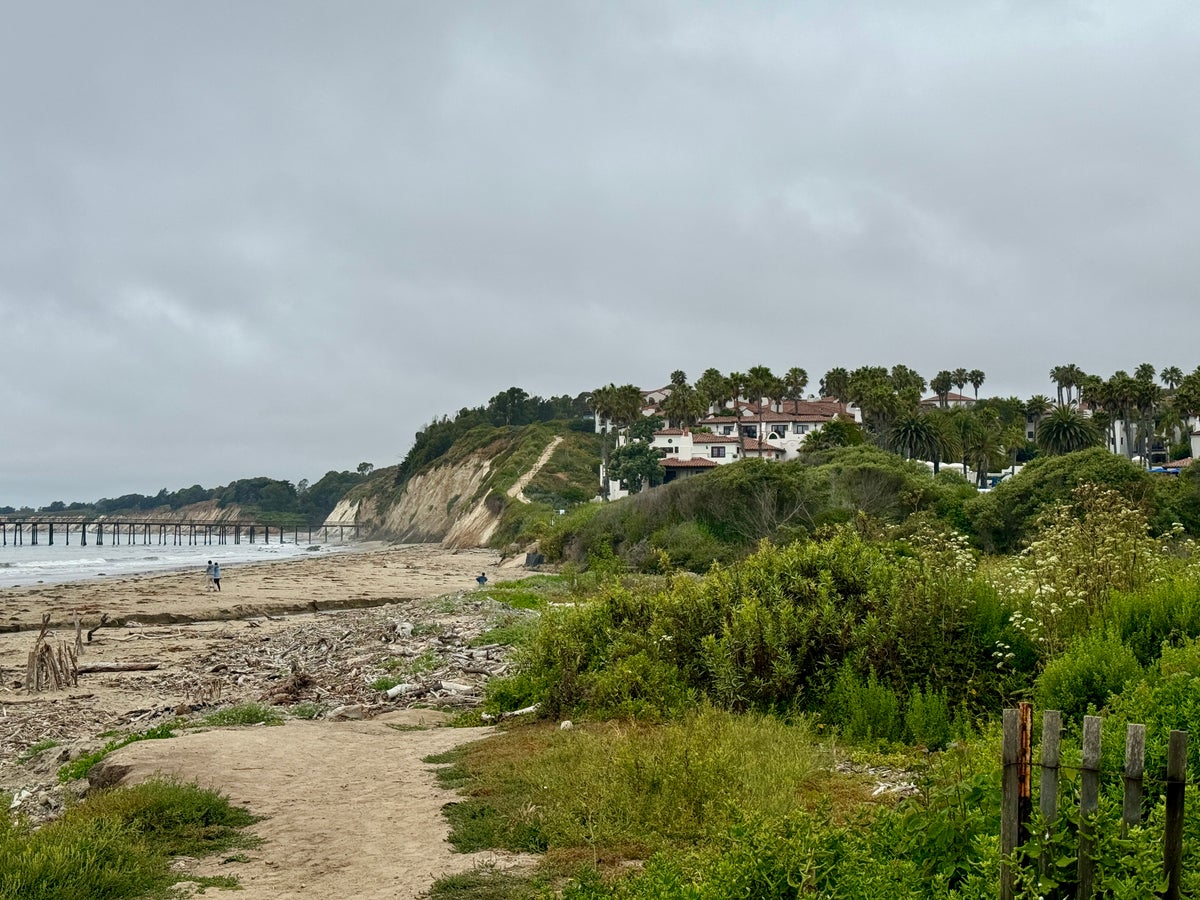 Ritz Carlton Bacara Santa Barbara Beach View From Walking Path