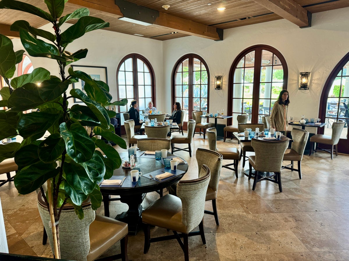 Ritz Carlton Bacara Santa Barbara Bistro Dining Room French Doors