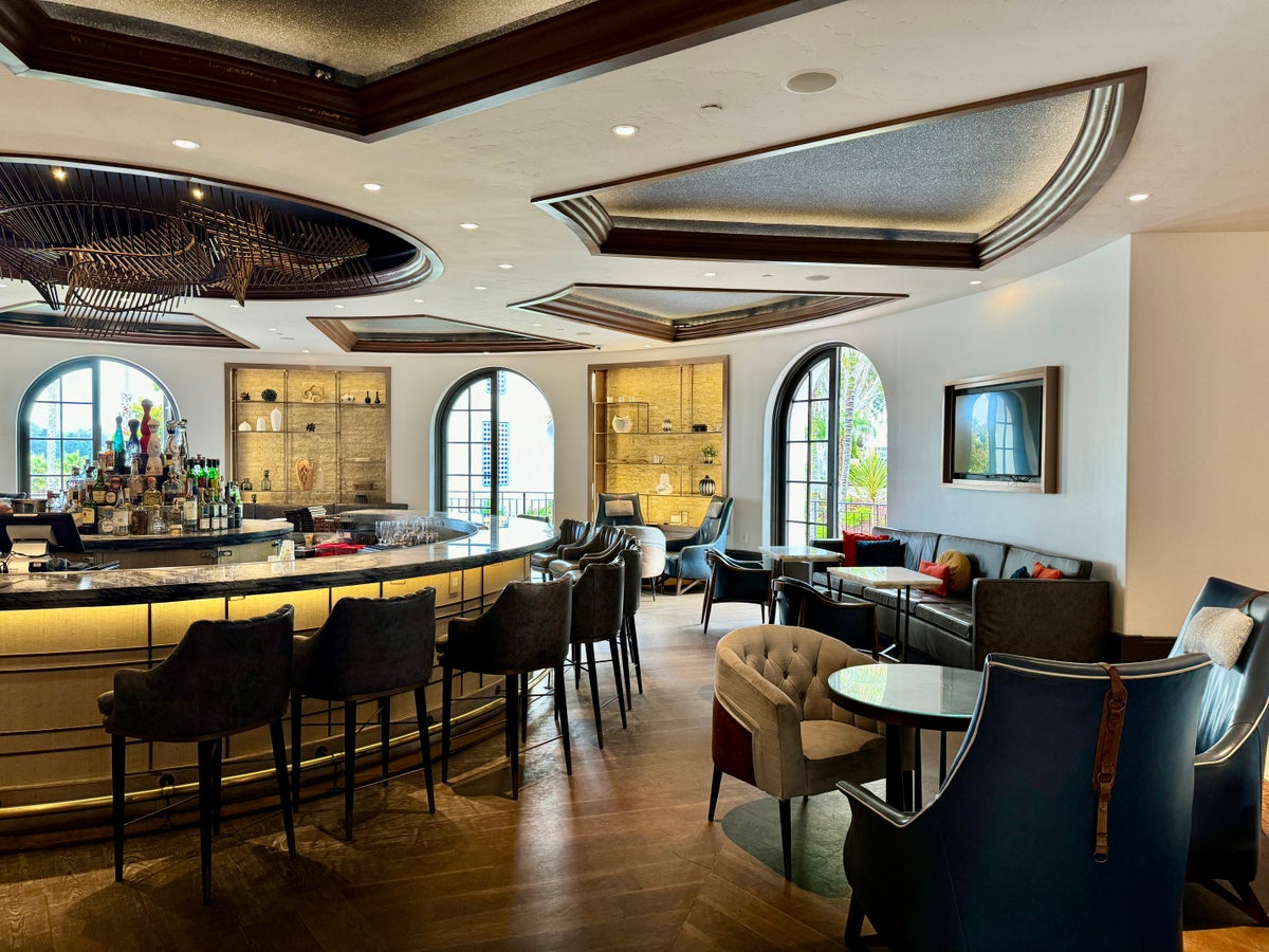 Ritz Carlton Bacara Santa Barbara O Bar Circular Bar