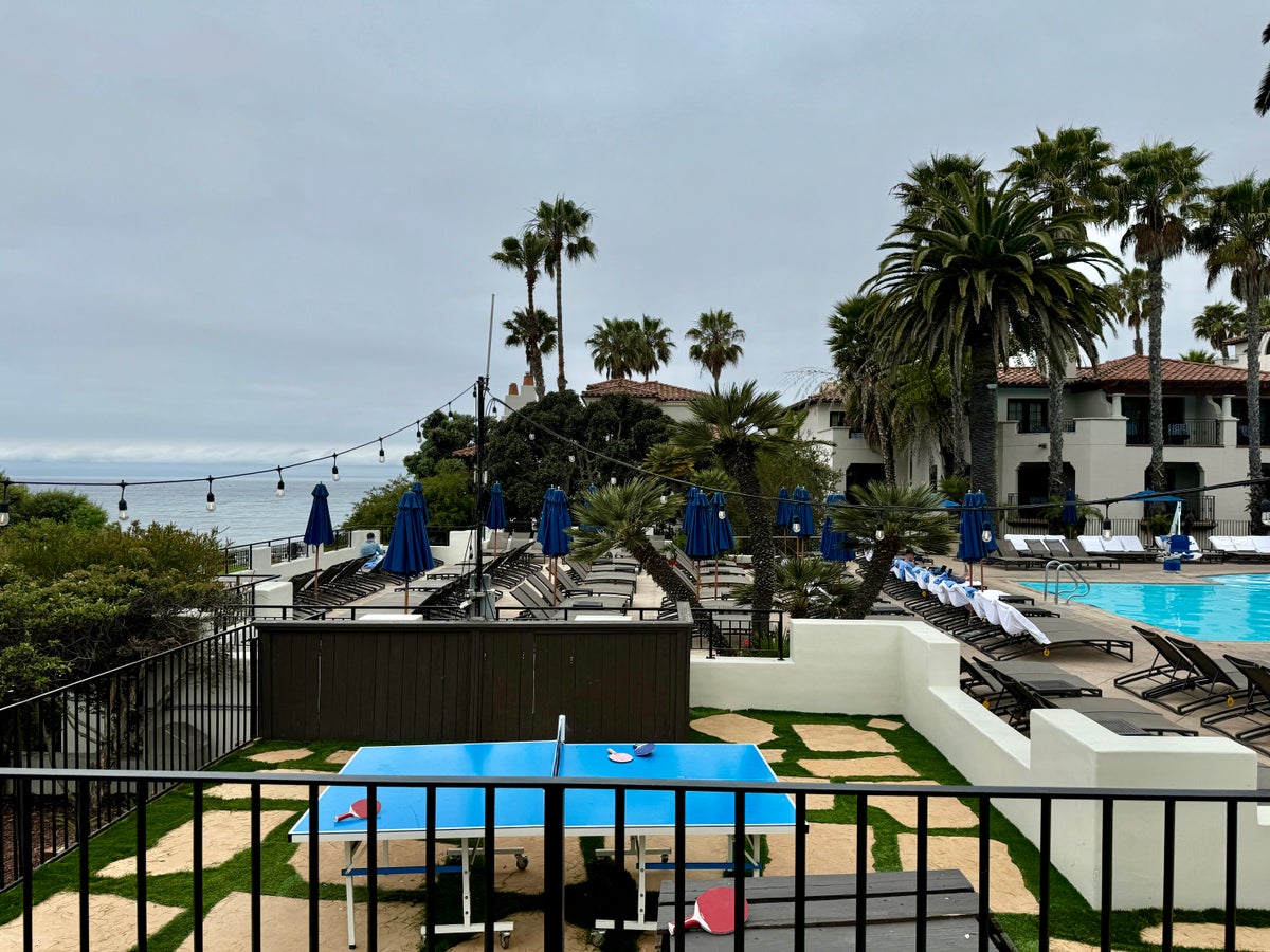 Ritz Carlton Bacara Santa Barbara Ping Pong and Sun Deck