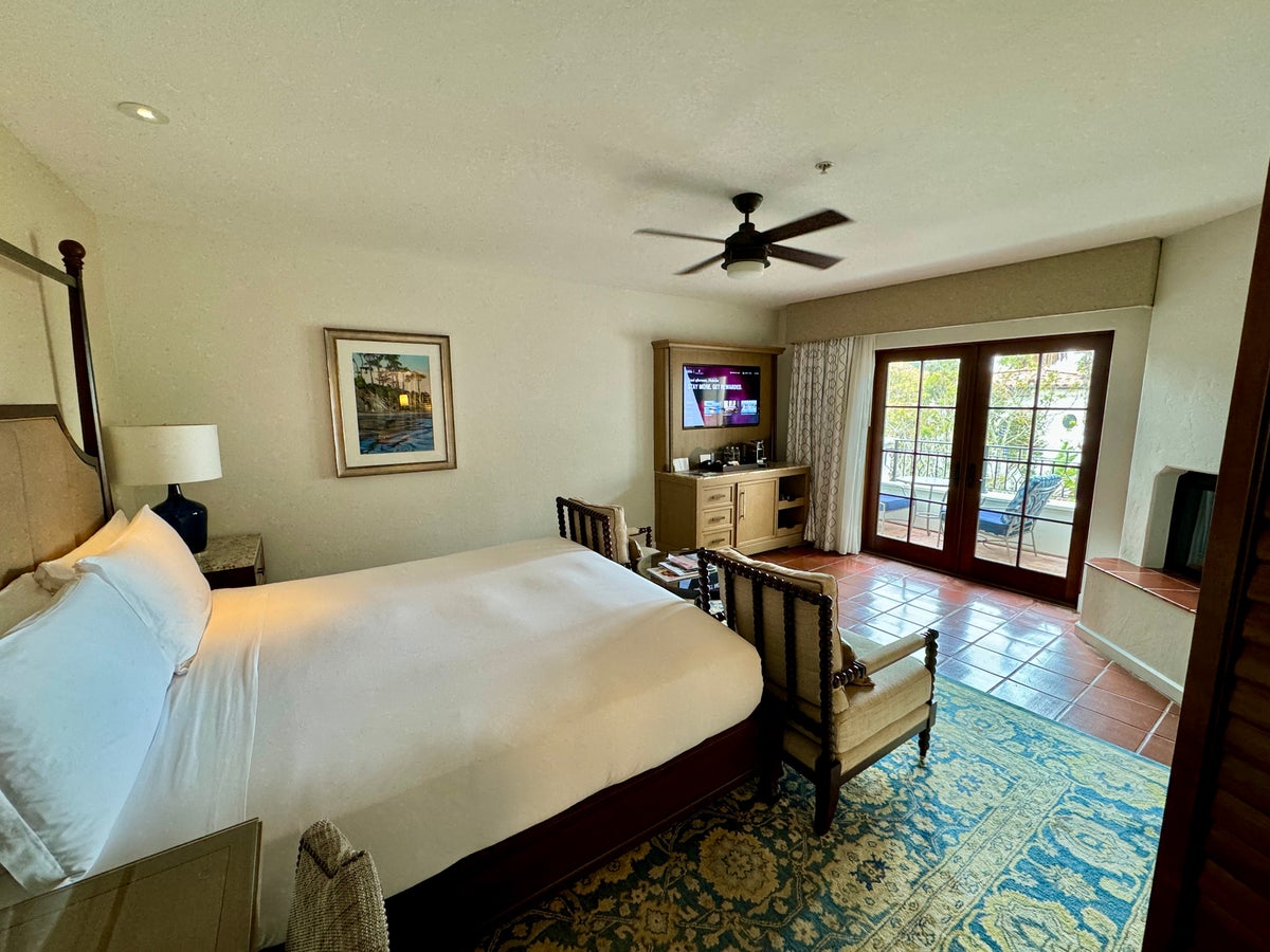 Ritz Carlton Bacara Santa Barbara Room Overview Toward Terrace