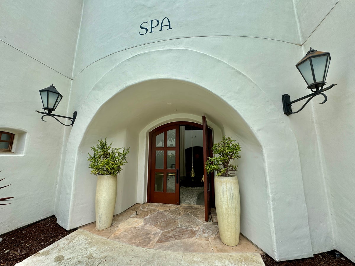 Ritz Carlton Bacara Santa Barbara Spa Entrance