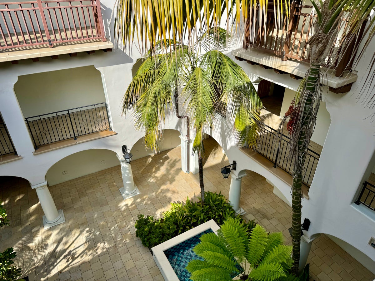 Ritz Carlton Bacara Santa Barbara Villa 13 Courtyard and Foliage