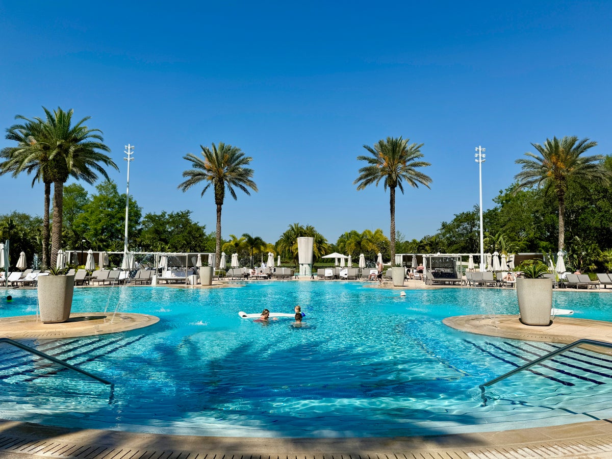 Ritz Carlton Orlando Grande Lakes Pool View From Resort