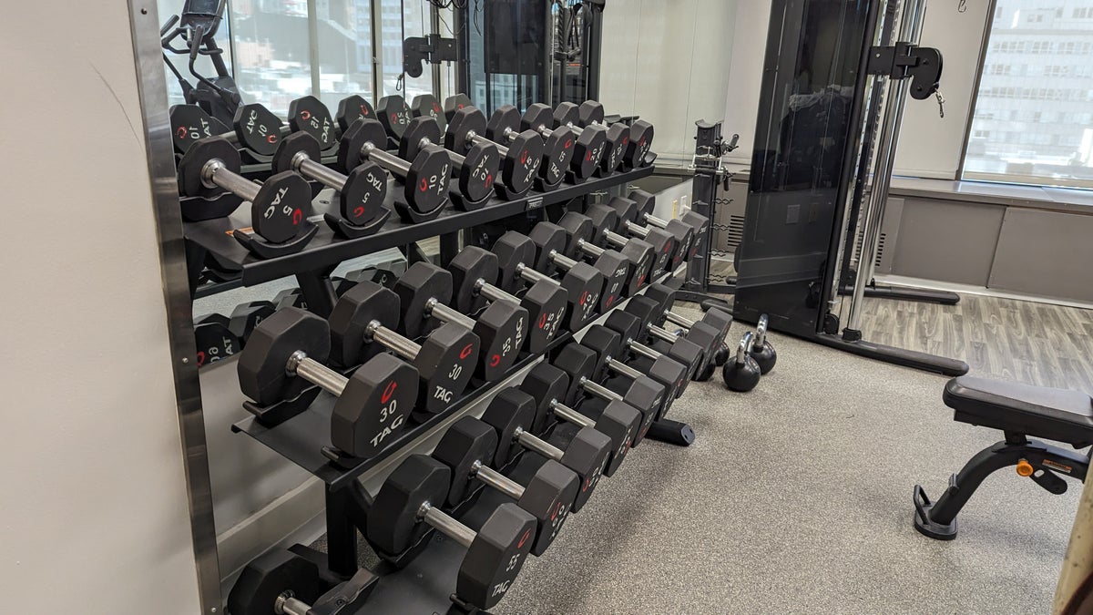 San Francisco Hilton Financial District amenities fitness center