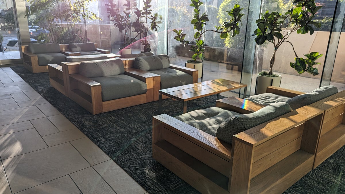 San Francisco Hilton Financial District lobby seating 