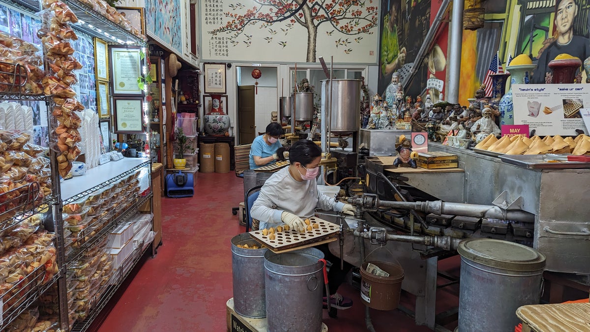 San Francisco Hilton Financial District location fortune cookie factory