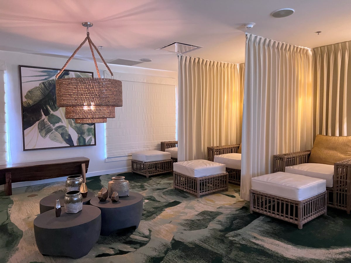 Spa waiting area at Hyatt Regency Puerto Rico