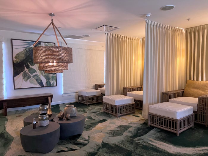 Spa waiting area at Hyatt Regency Puerto Rico Spa waiting area at Hyatt Regency Puerto Rico