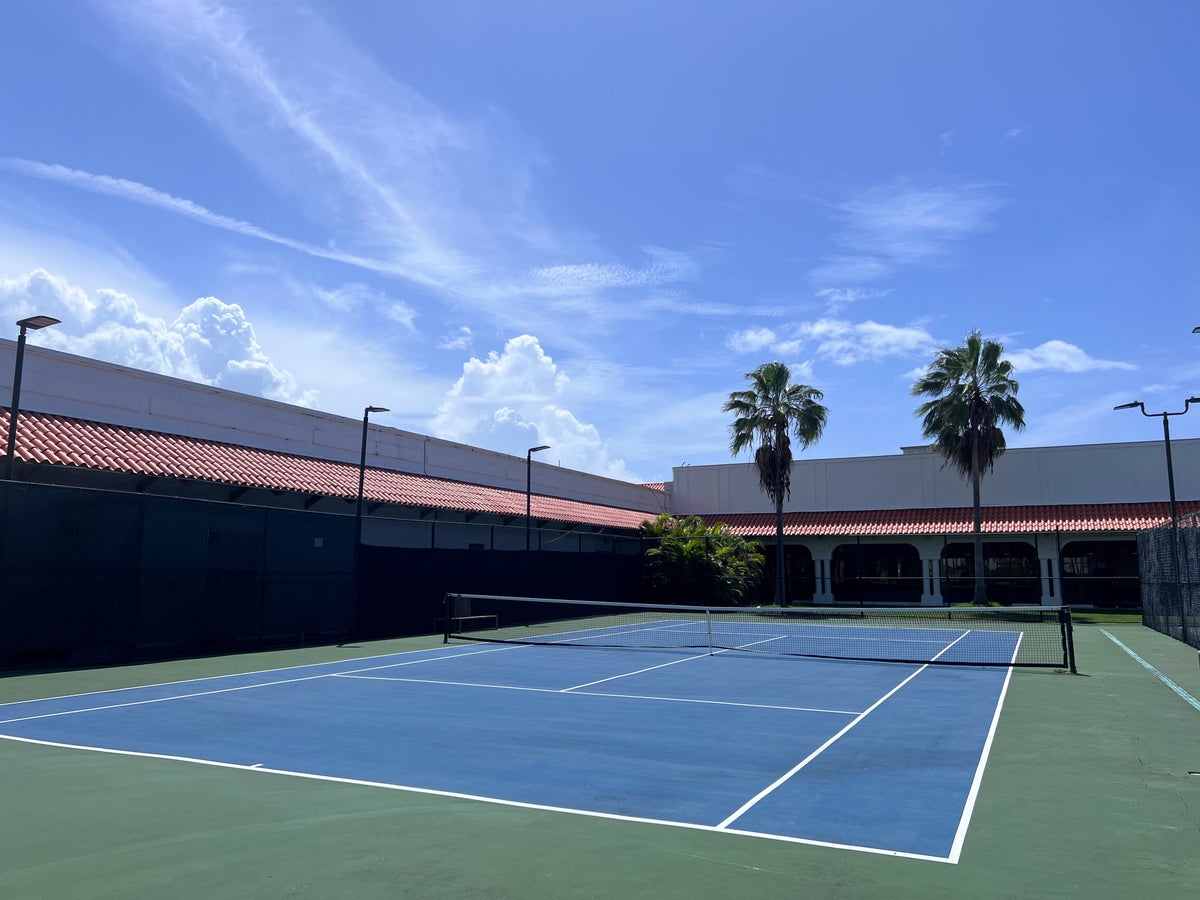 Tennis court at Hyatt Regency Puerto Rico