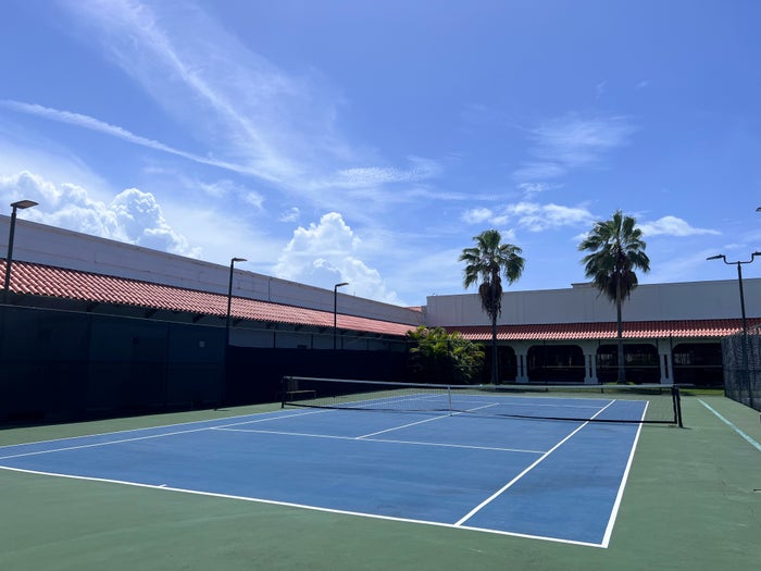 Tennis court at Hyatt Regency Puerto Rico Tennis court at Hyatt Regency Puerto Rico