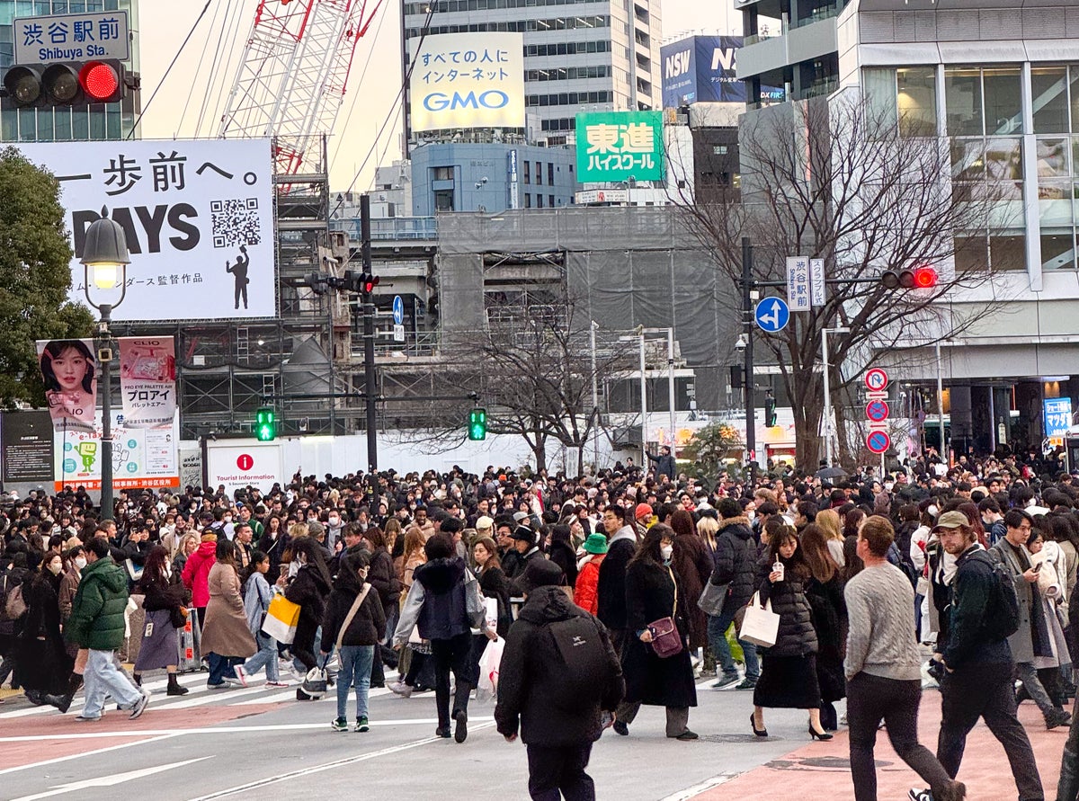 Tokyo Japan Shibuya Crossing