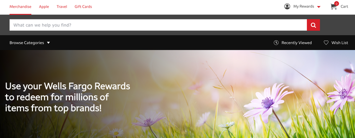 Wells Fargo use rewards for merchandise Wells Fargo use rewards for merchandise