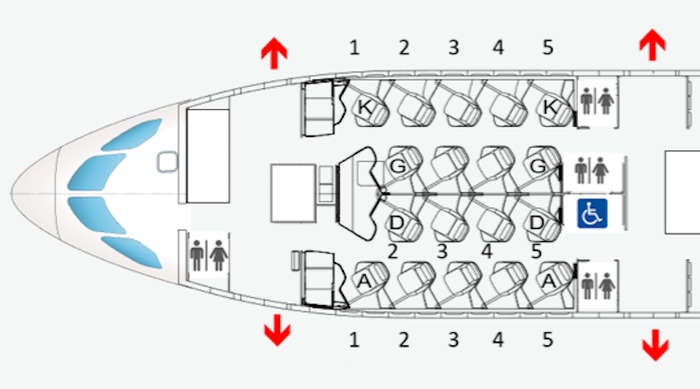 ZIPAIR full flat cabin